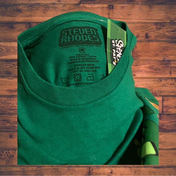 Steven Rhodes Very Drunk Leprechaun Halloween Saint Patrick’s Day Shirt - Picture 5 of 6